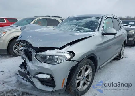 2021 BMW X3 xDrive30I z USA, uszkodzony, nr VIN 5UXTY5C05M9F87832